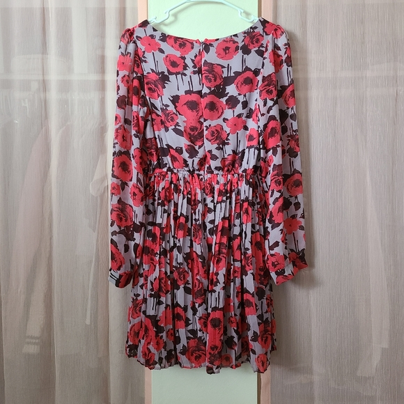 Xhiliration Purple & Pink Floral Dress - Picture 3 of 6